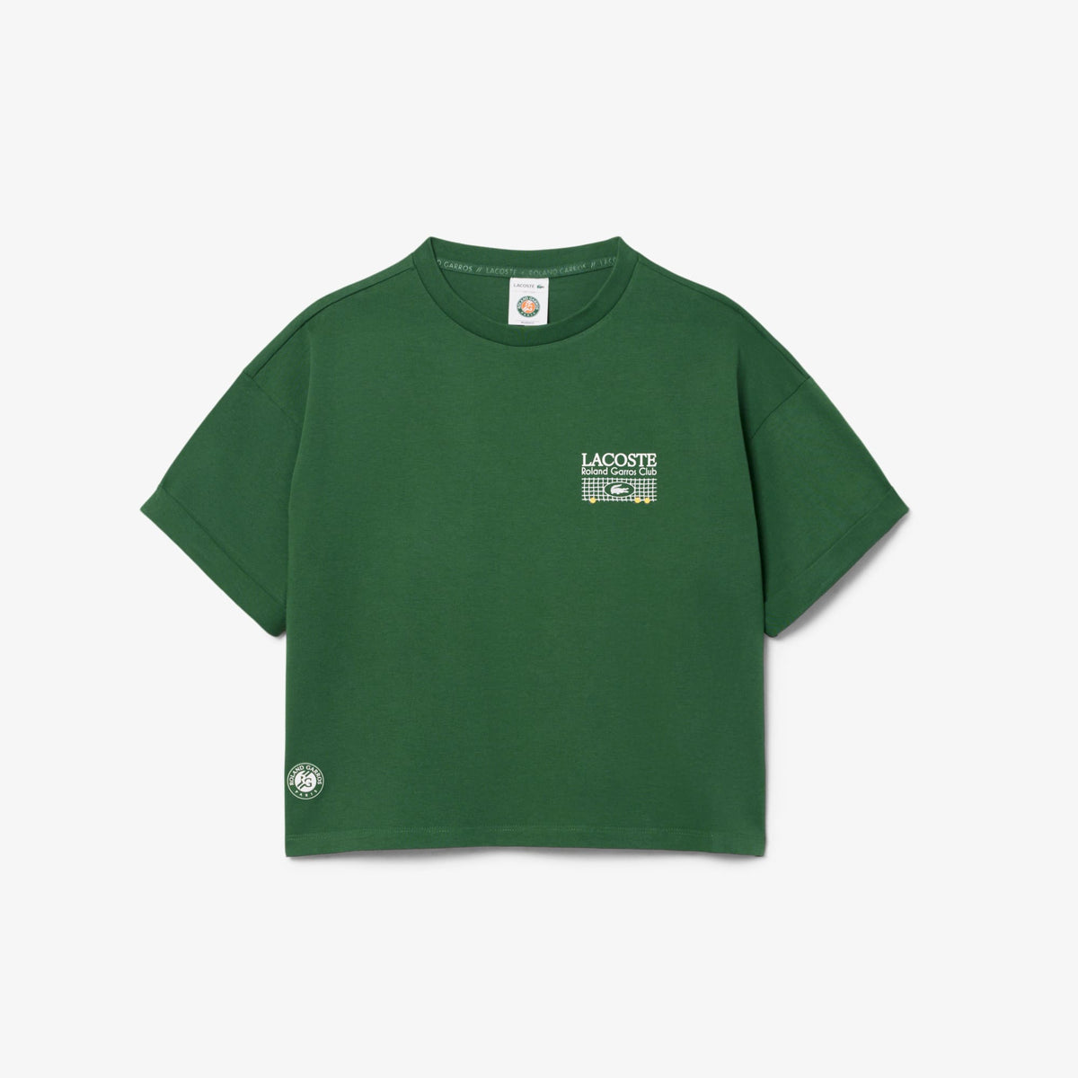 Lacoste Relaxed Fit Kadın Yeşil T-shirt