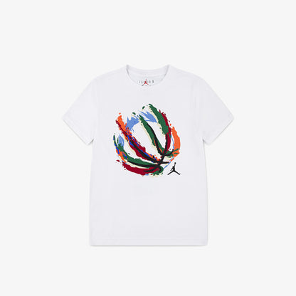 Jordan Basketball Fire Çocuk Beyaz T-shirt
