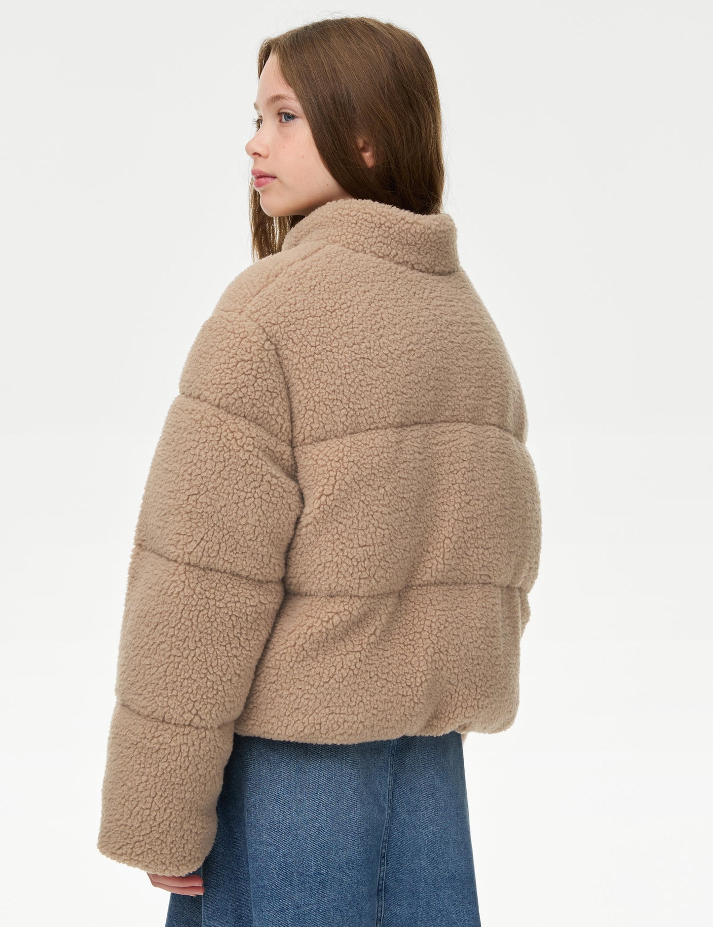 Puffer Şişme Borg Ceket