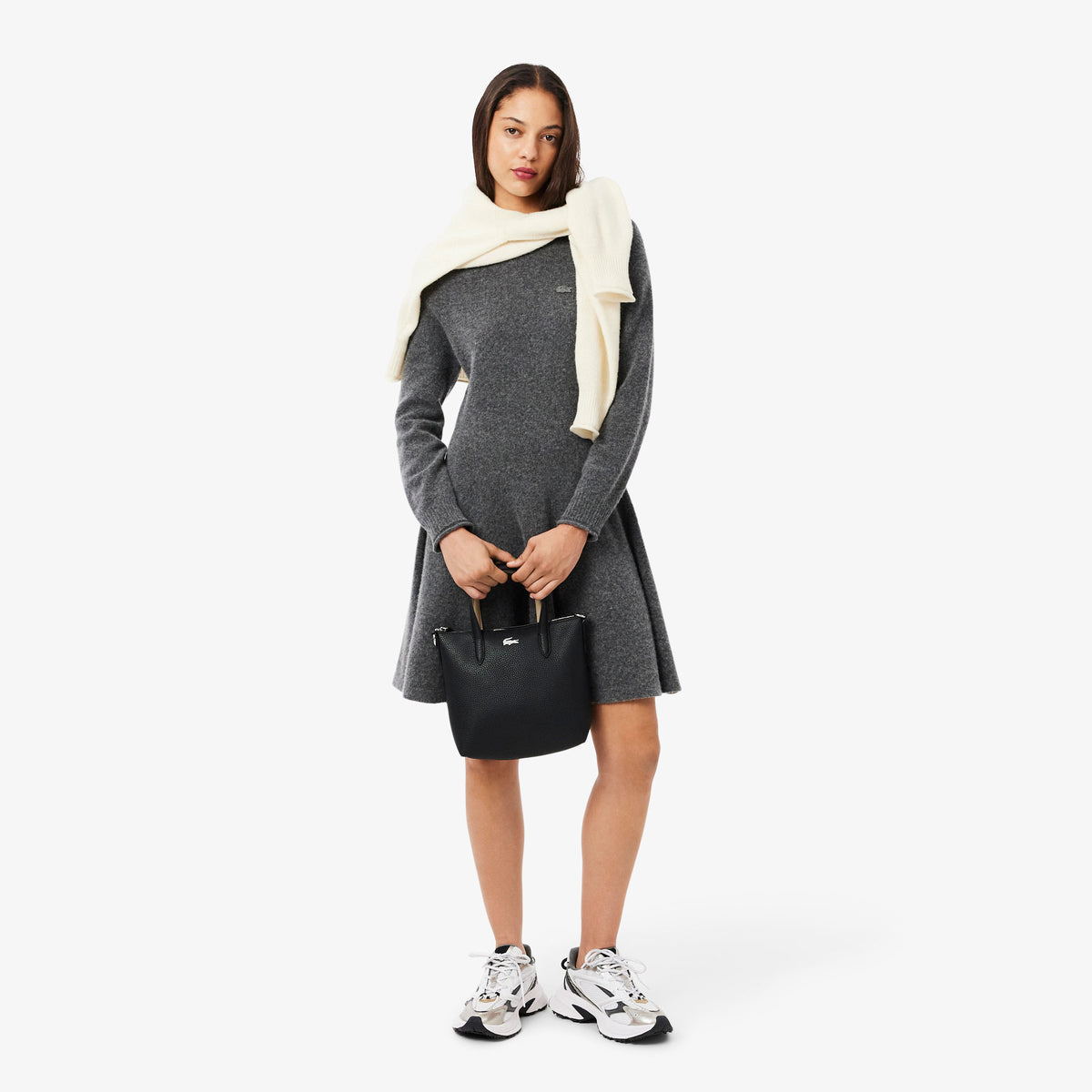 Lacoste Mini Anna Kadın Siyah Alışveriş Çantası