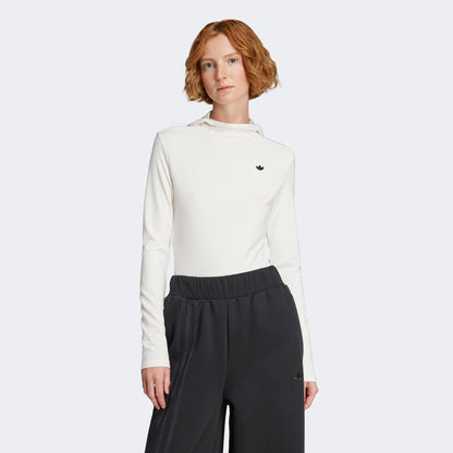 Adidas P Essential Hooded Ls Kadın Beyaz Sweatshirt