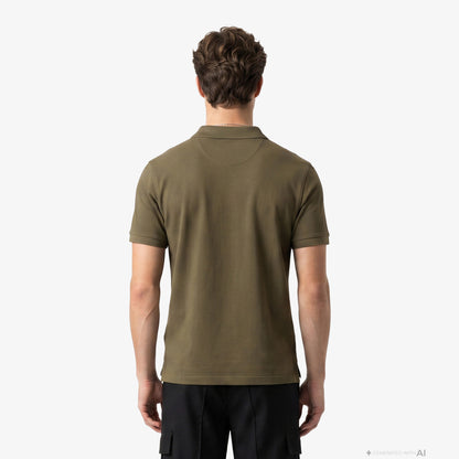 Calvin Klein Supima Chest Emb Erkek Sarı Polo