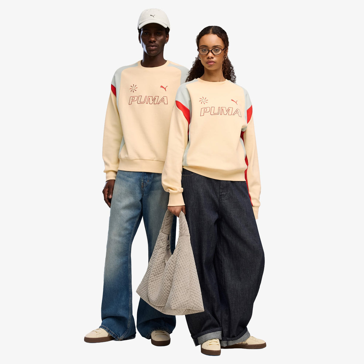 Puma Future Archive Unisex Bej Sweatshirt