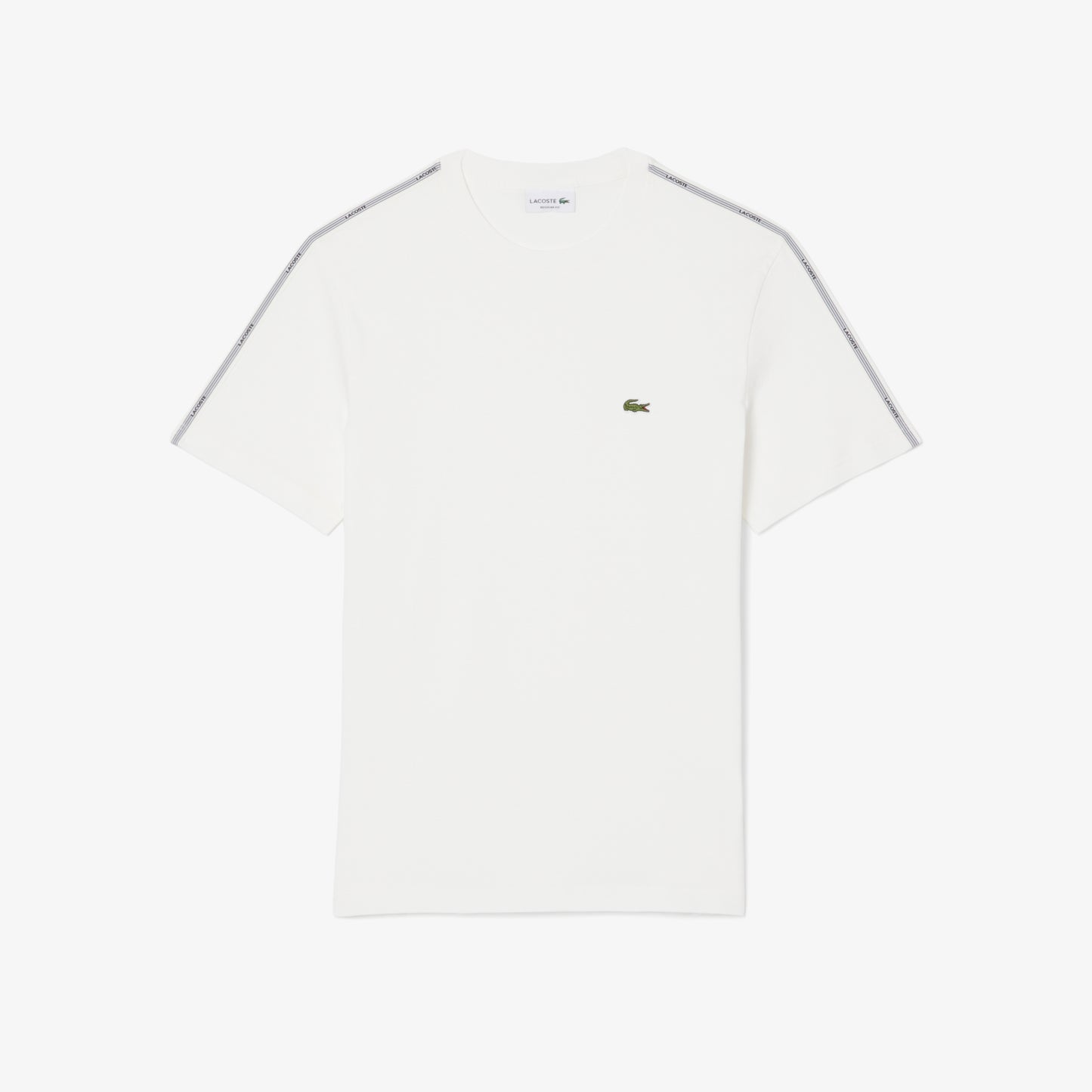 Lacoste Erkek Regular Fit Bisiklet Yaka Beyaz T-shirt