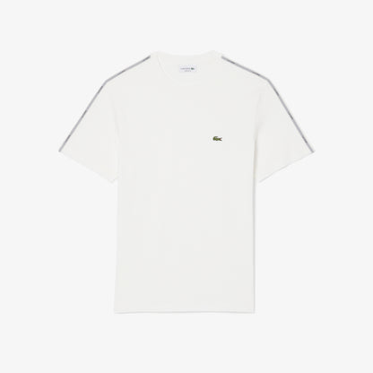 Lacoste Erkek Regular Fit Bisiklet Yaka Beyaz T-shirt