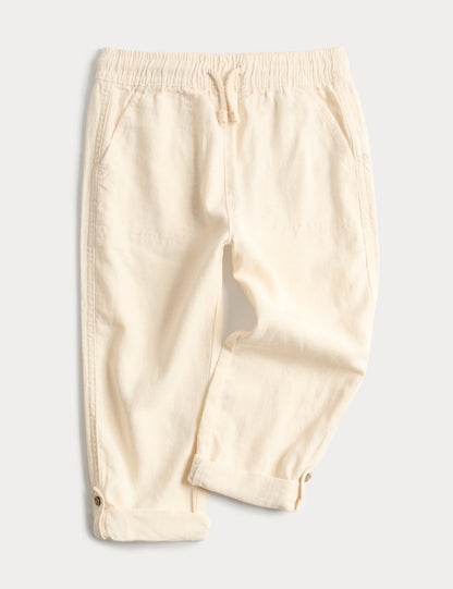 Keten Karışımlı Pantolon