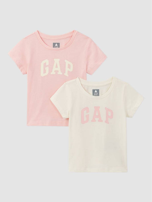 Pembe Gap Logo 2'li T-shirt Seti