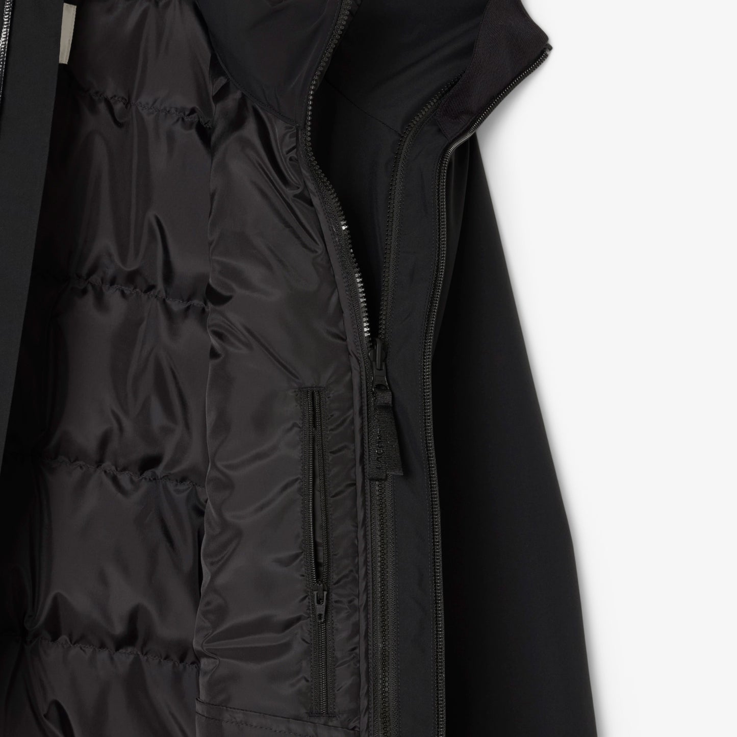 Lacoste Erkek Classic Fit Kapüşonlu Siyah Mont