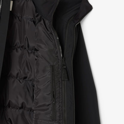 Lacoste Erkek Classic Fit Kapüşonlu Siyah Mont