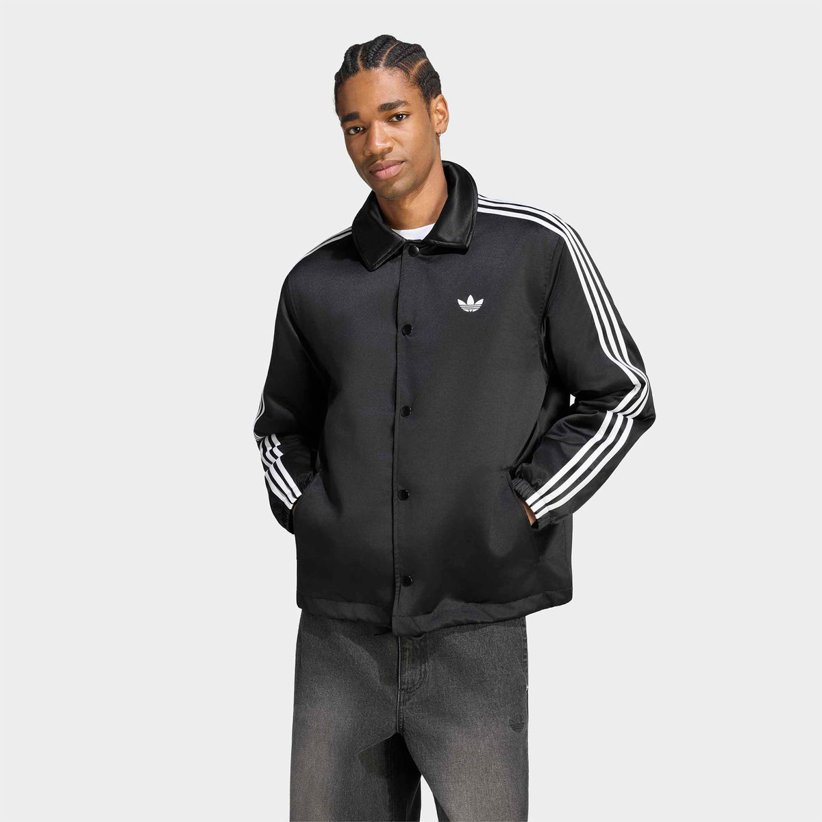 Adidas 3 Stripes Erkek Siyah Ceket