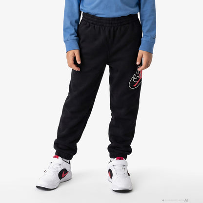 Jordan Mj Jumpman Air Fleece Çocuk Siyah Eşofman Altı