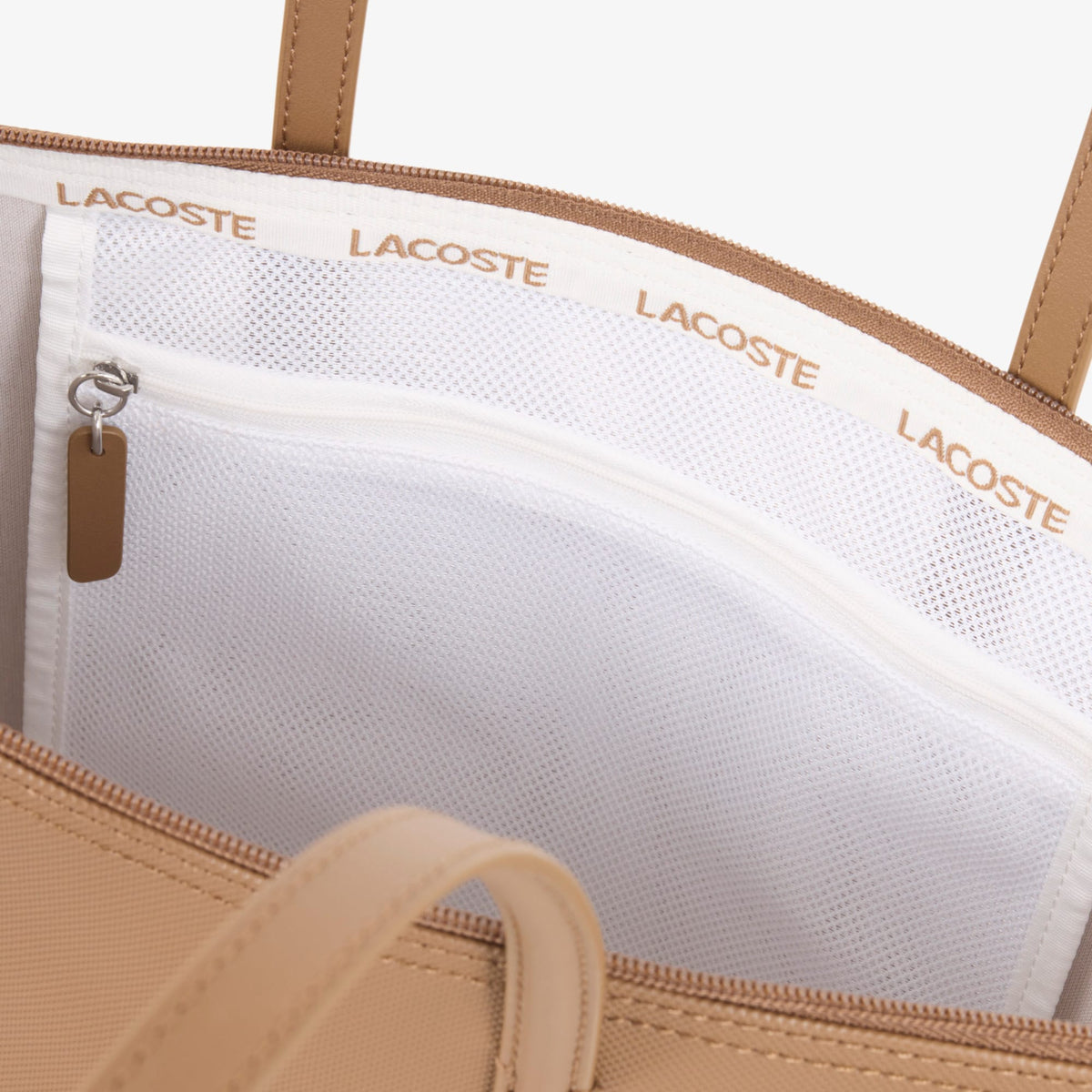 Lacoste Large L.12.12 Kadın Kahverengi Omuz Çantası