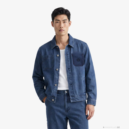 Unıted4 Classic Fit Erkek Mavi Ceket