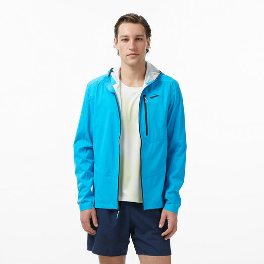 Brooks High Point Waterproof 2 Erkek Mavi Ceket