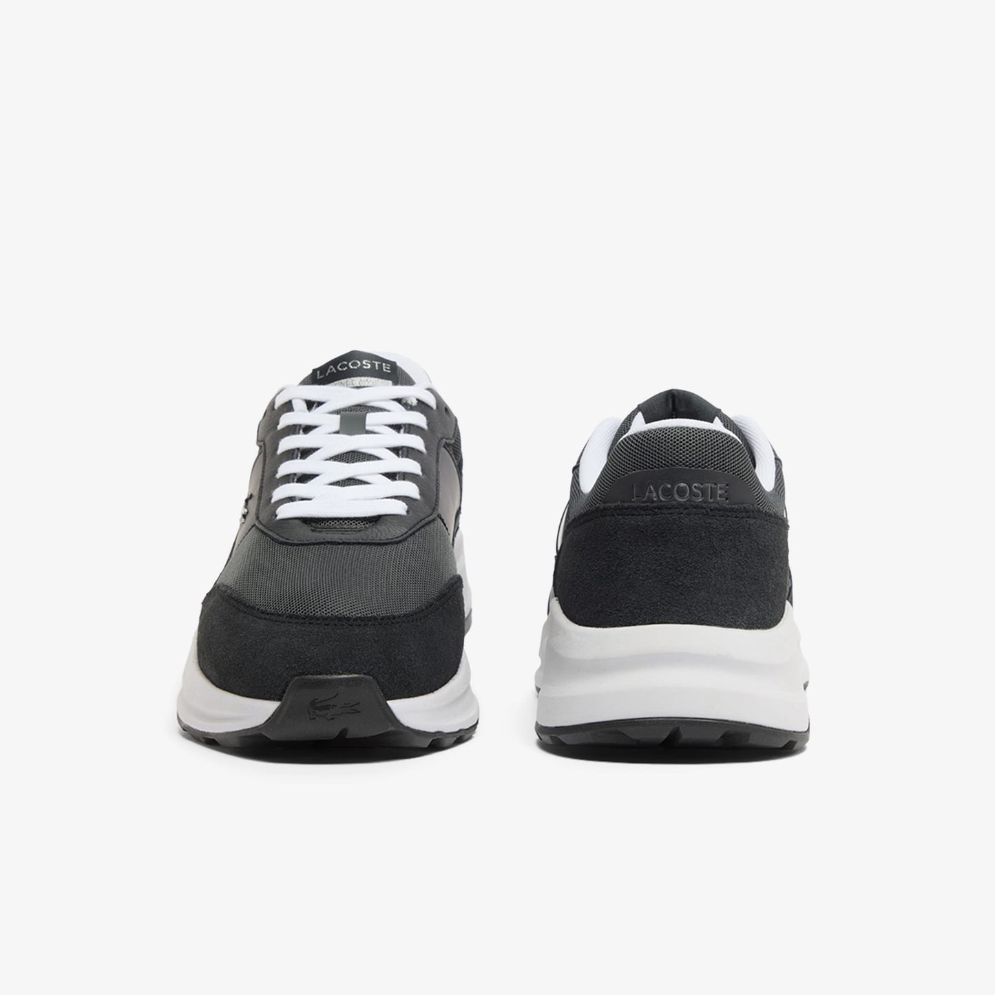 Lacoste Run Set Cgr Bar Erkek Koyu Gri Spor Ayakkabı