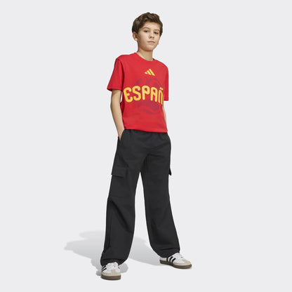 Adidas Ispanya Milli Takım Çocuk Kırmızı T-shirt