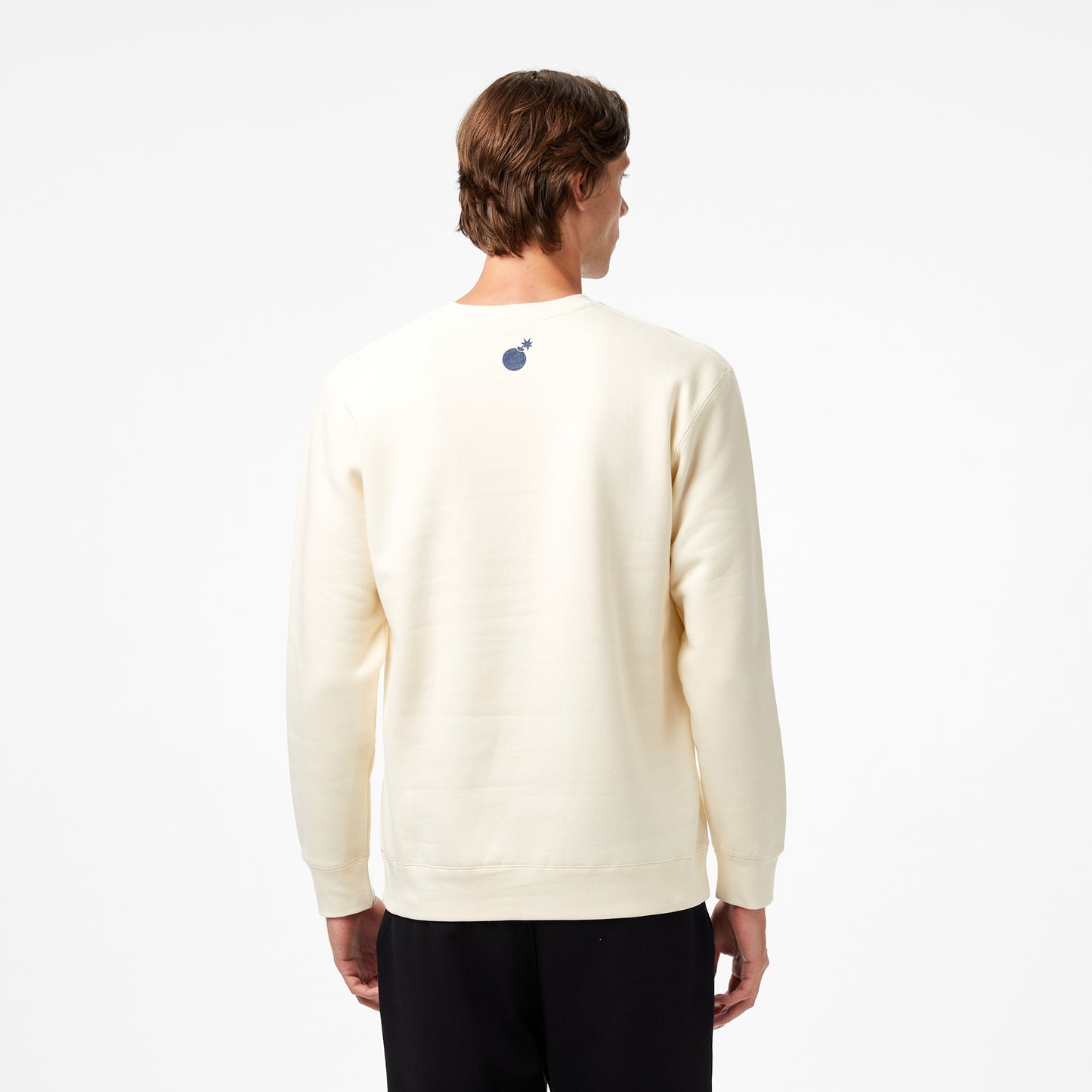 The Hundreds Rosewood Crewneck Erkek Beyaz Sweatshirt