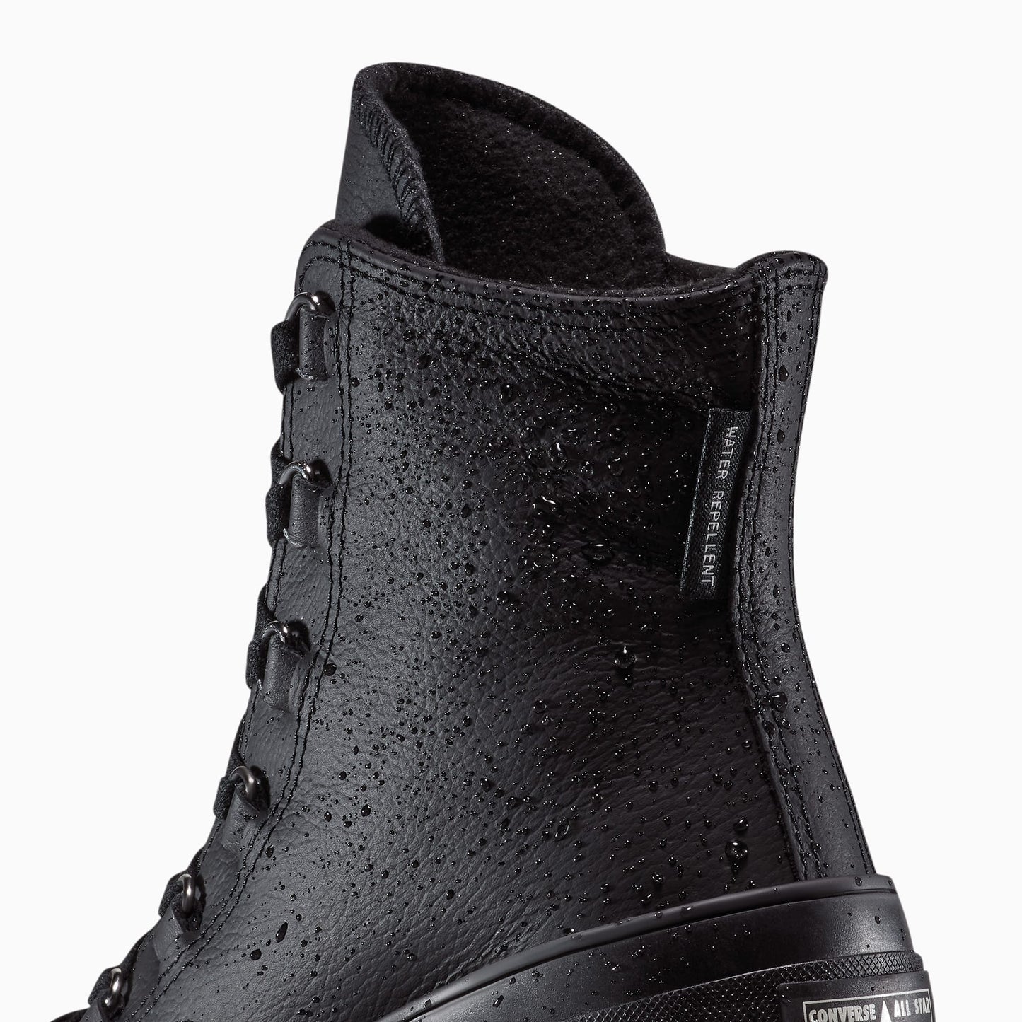 Converse Chuck 70 De Luxe Heel Leather High Top Kadın Siyah Sneaker