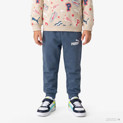Puma Minicats Crew Çocuk Krem Eşofman Takımı