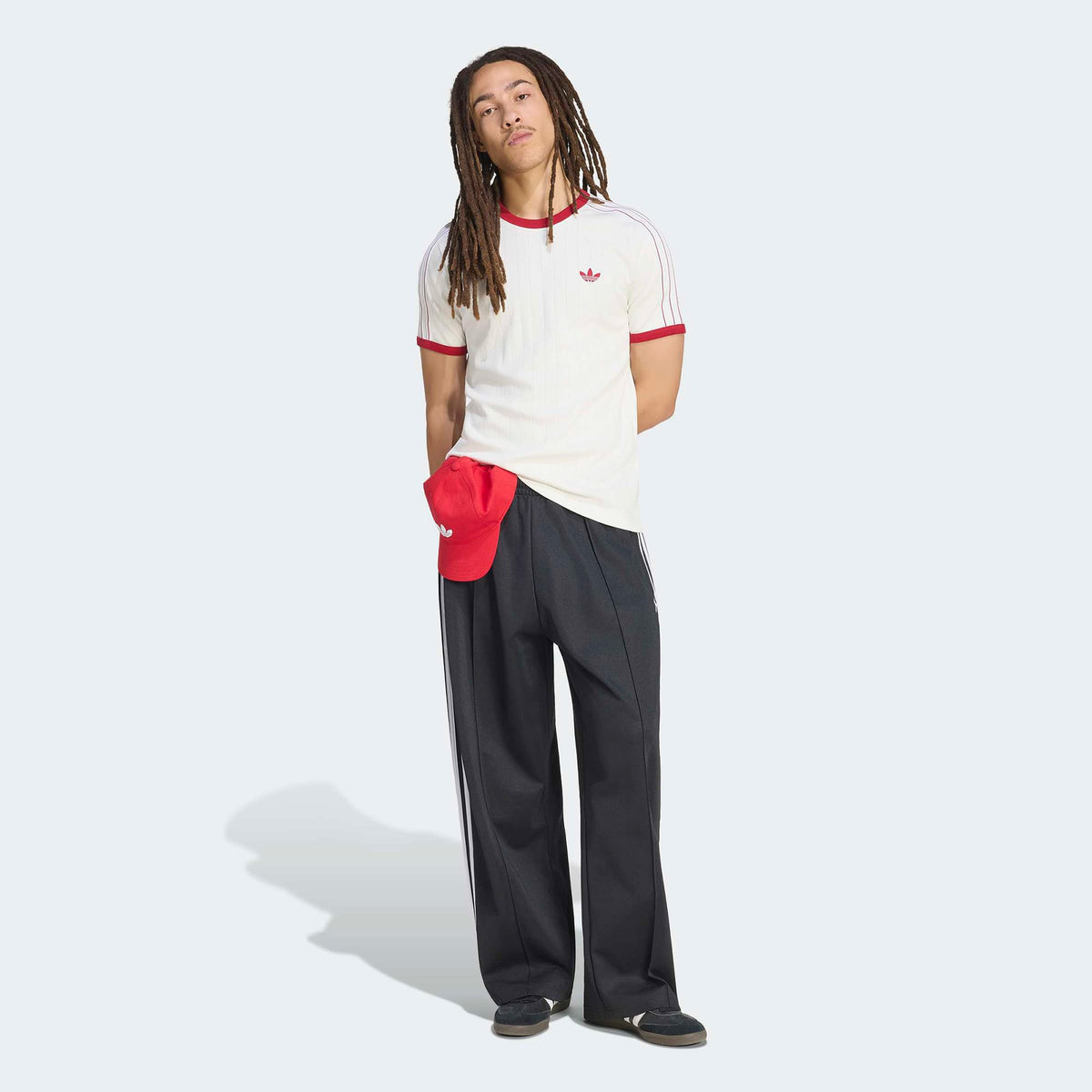 Adidas Oversized Erkek Siyah Eşofman Altı