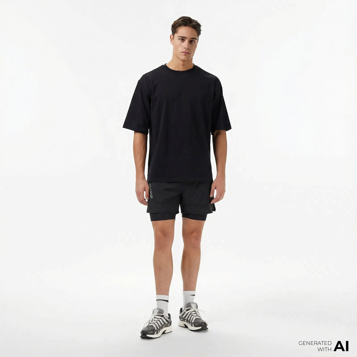 Salomon Aura 2in1 Erkek Siyah Günlük Şort
