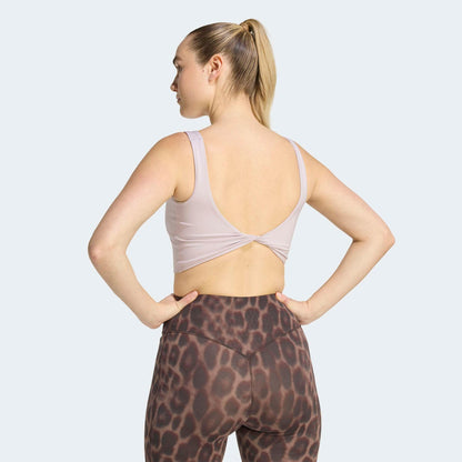 Adidas Optime Power Kadın Lila Crop T-shirt