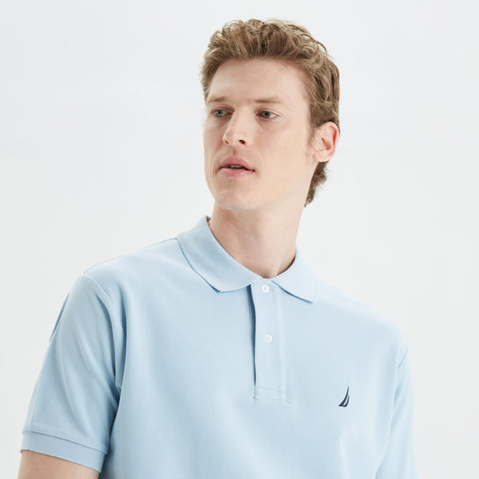 Nautica Erkek Mavi Classic Fit Kısa Kollu Polo Yaka T-shirt
