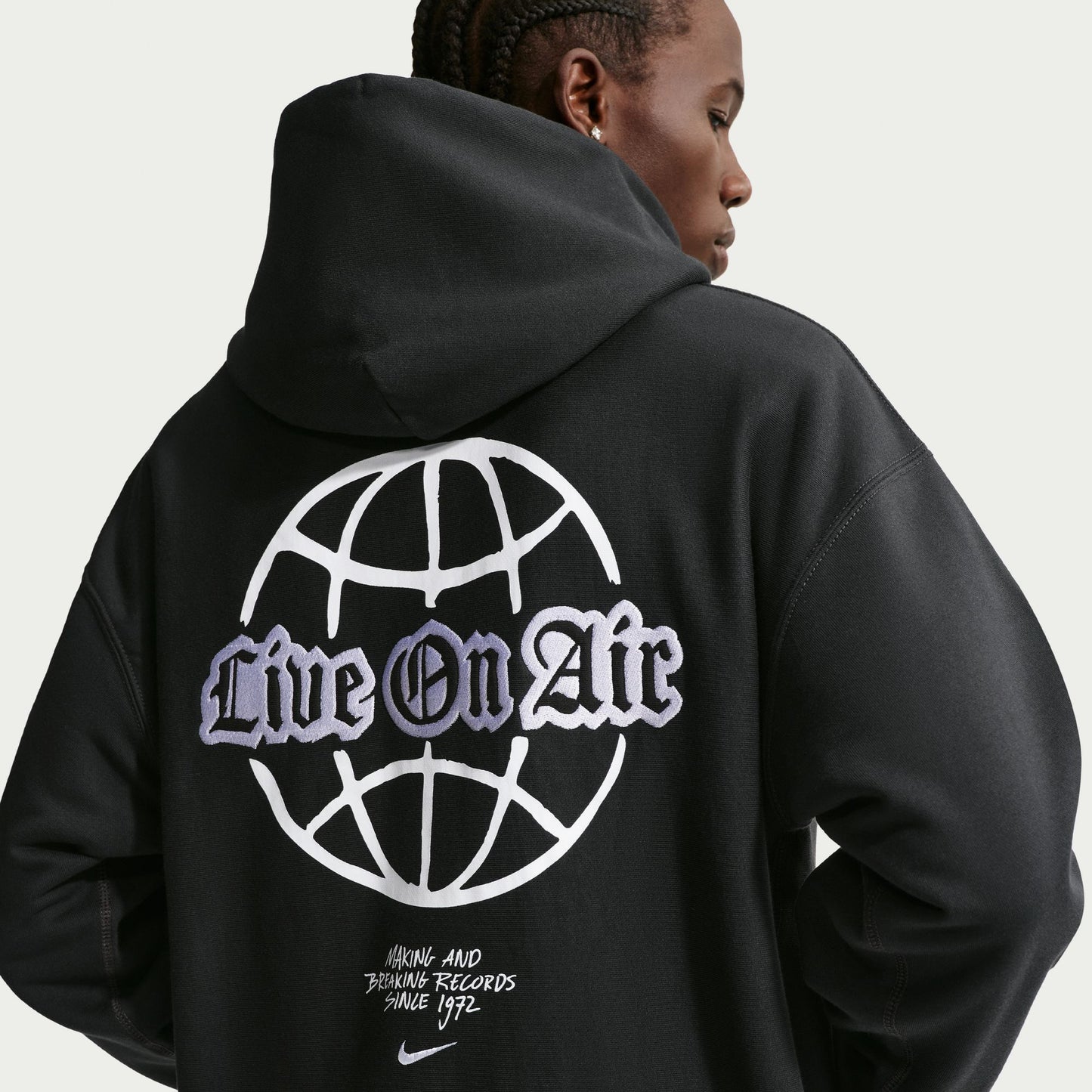 Nike Solo Swoosh Erkek Siyah Sweatshirt