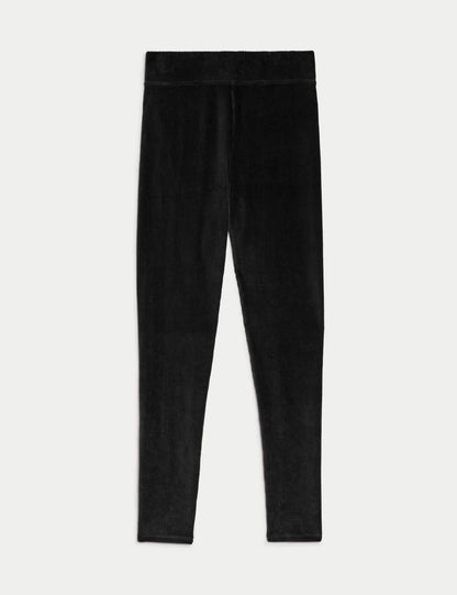 Yüksek Bel Kadife Legging Tayt