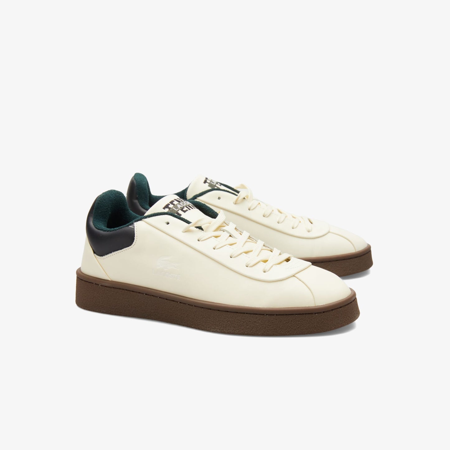 Lacoste Baseshot Premium Erkek Krem Sneaker