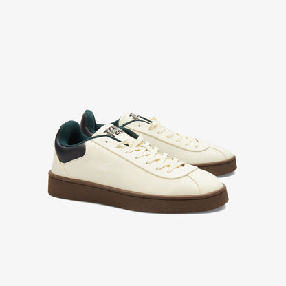 Lacoste Baseshot Premium Erkek Krem Sneaker