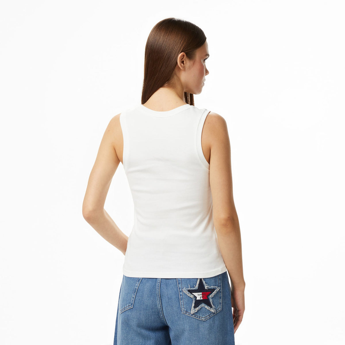 Tommy Hilfiger Modern Cody Kadın Beyaz T-shirt
