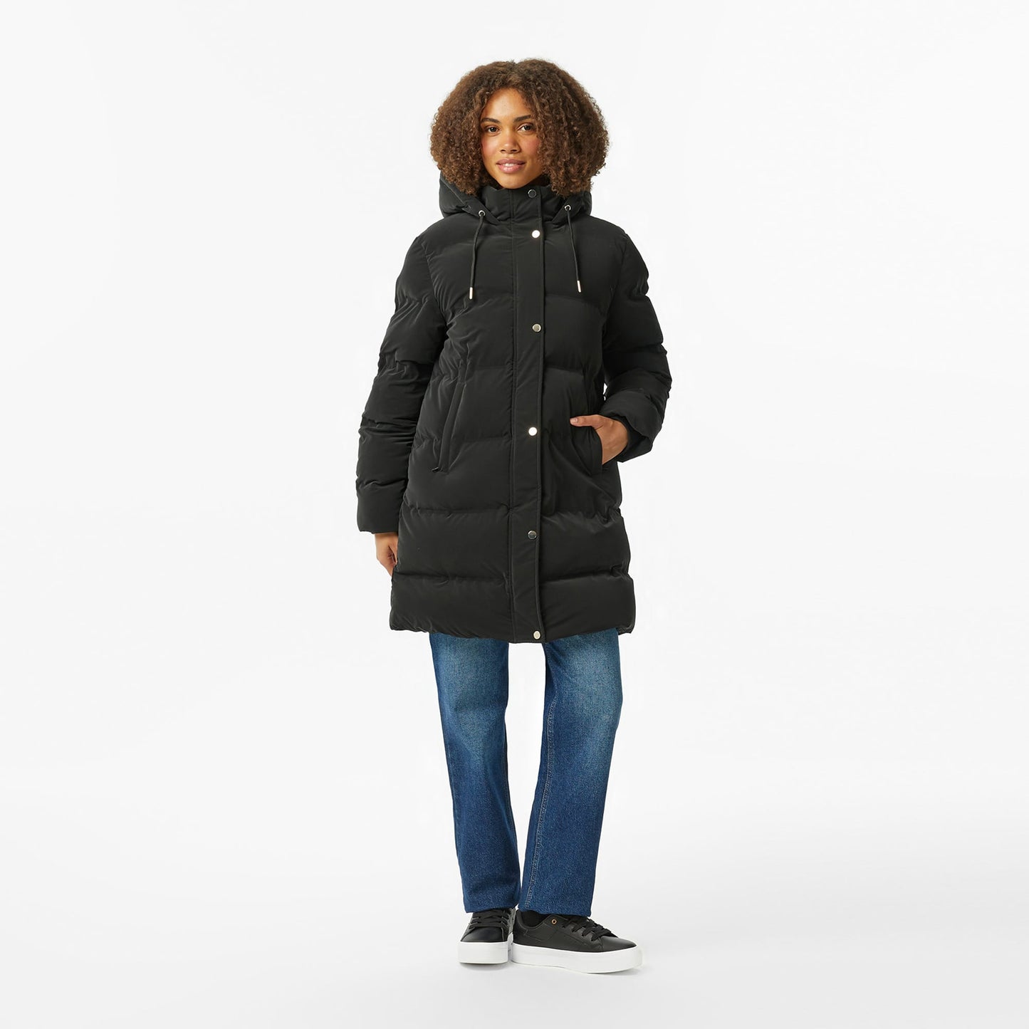 Nautica Kadın Siyah Regular Fit Mont