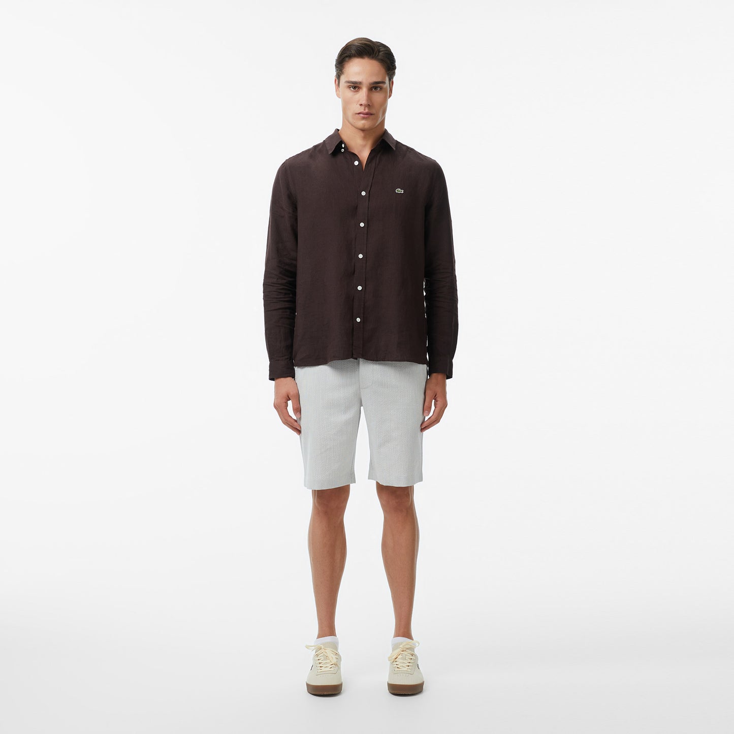Lacoste Tapered Fit Erkek Gri Şort