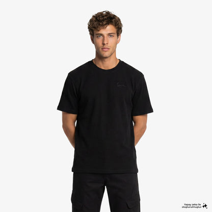 Karl Kani Signature Waffle Erkek Siyah T-shirt