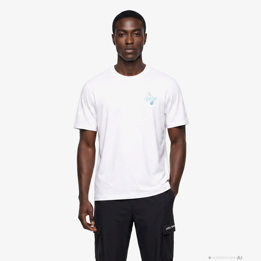 Anta Serve Smash Repeat Erkek Beyaz T-shirt