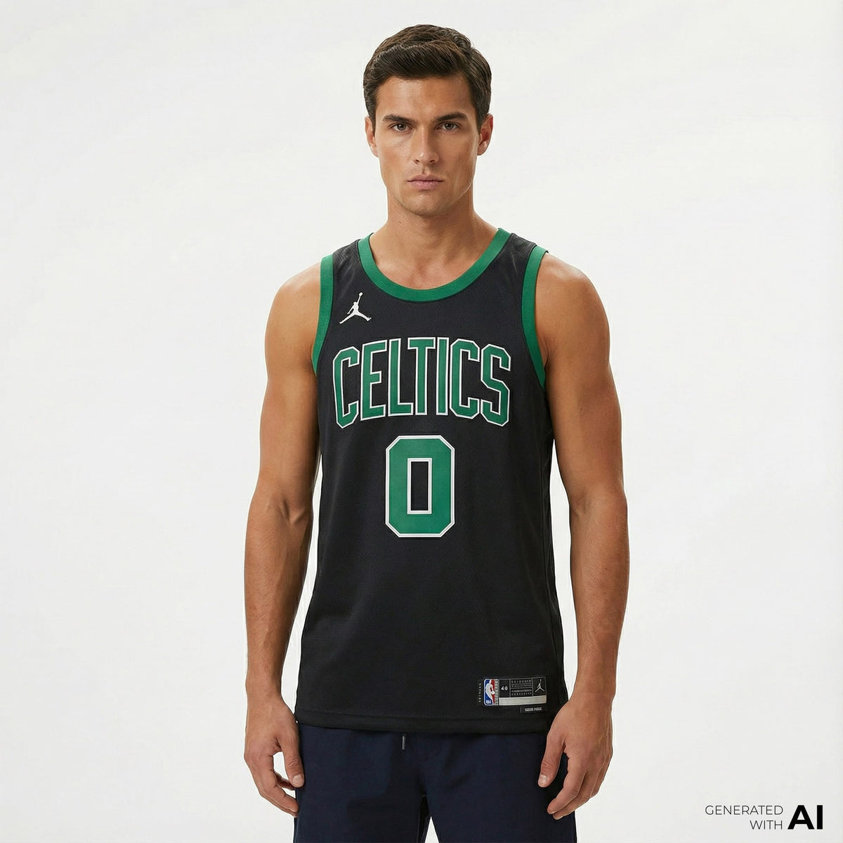 Nike Boston Celtics Statement Edition Erkek Siyah Forma