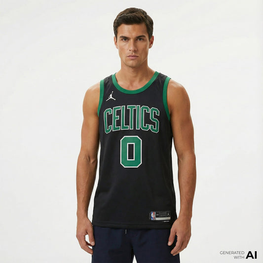Nike Boston Celtics Statement Edition Erkek Siyah Forma