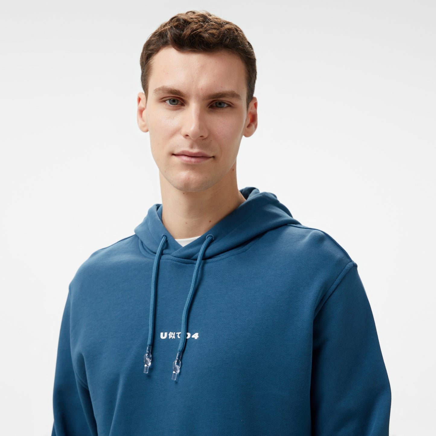 United4 1.0 Essentials Erkek Mavi Hoodie