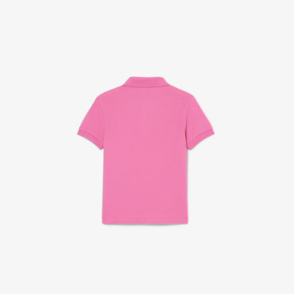 Lacoste Çocuk Regular Fit Polo Yaka Pembe Polo