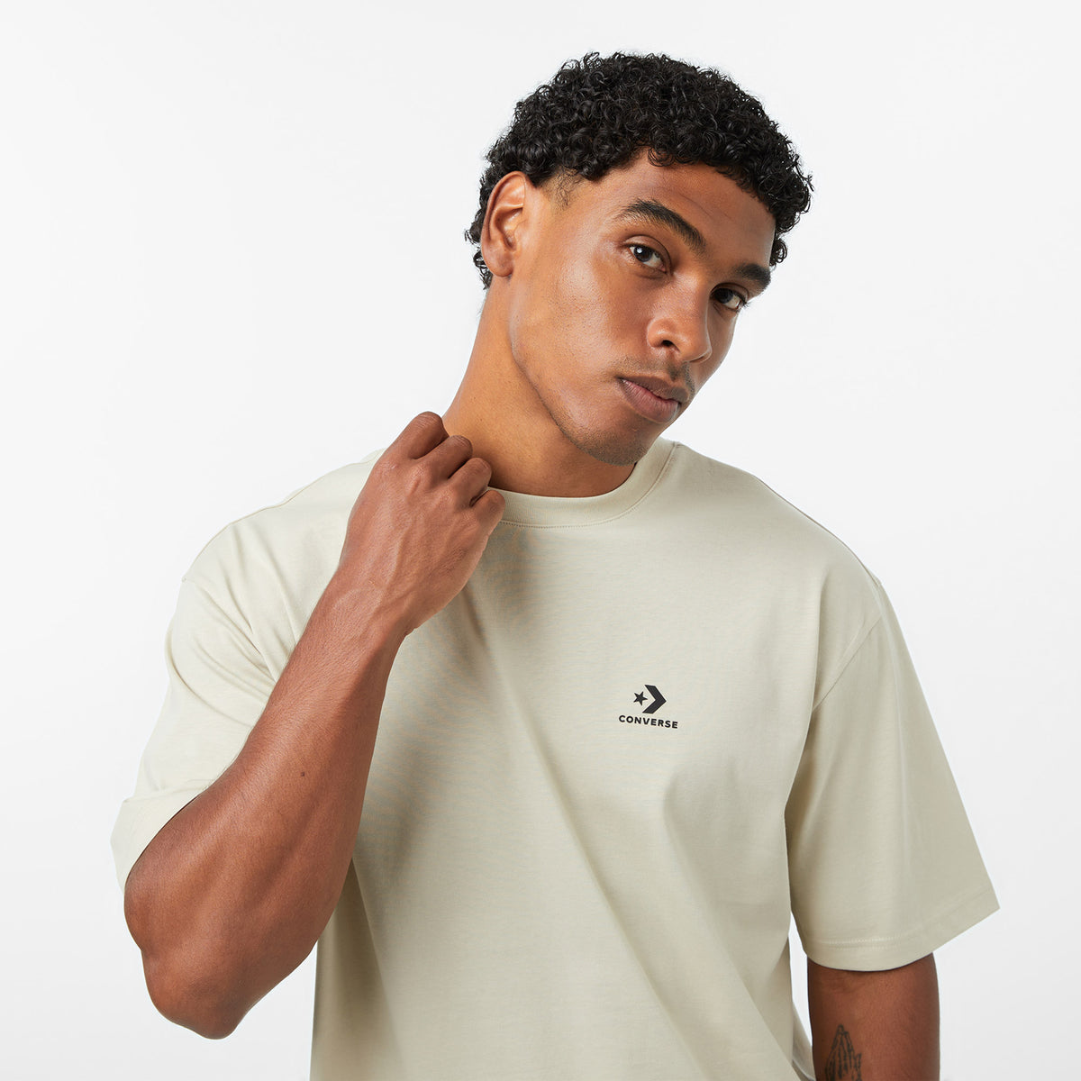 Converse Bej Erkek T-shirt