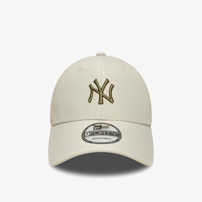 New Era Midi Homefield 940 Trucker Unisex Bej Şapka