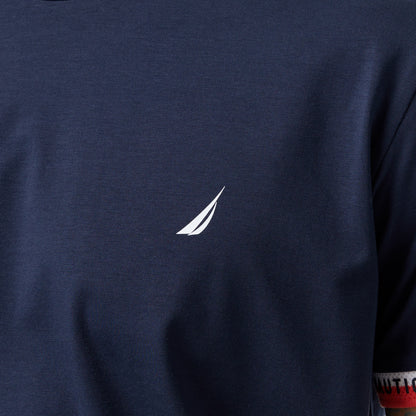Nautica Erkek Lacivert Regular Fit T-shirt