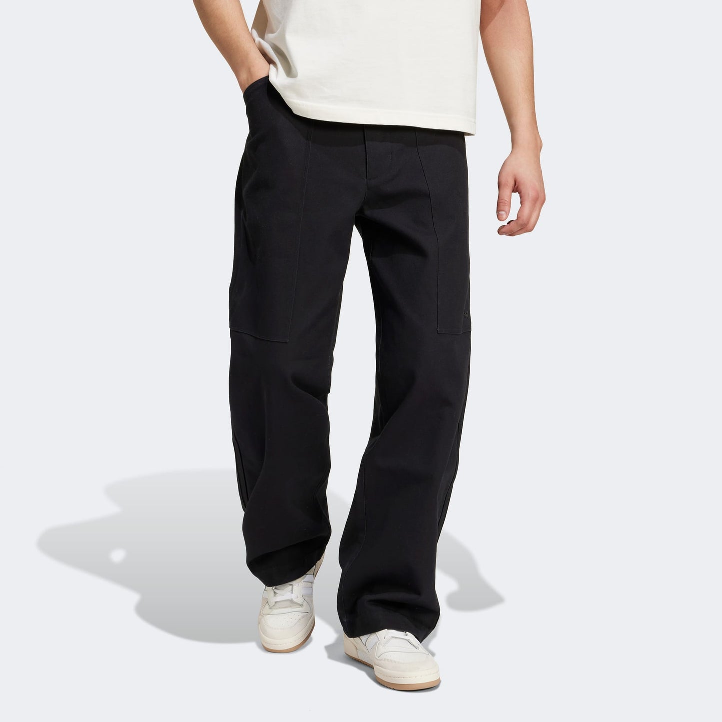 Adidas Premium Essentials Twill Cargo Erkek Siyah Eşofman Altı
