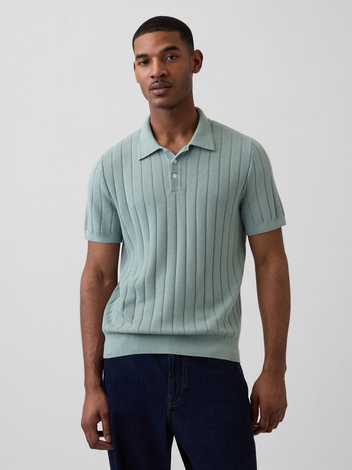 Yeşil Classic Triko Polo T-shirt