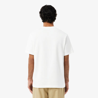 Lacoste Classic Fit Erkek Beyaz T-shirt