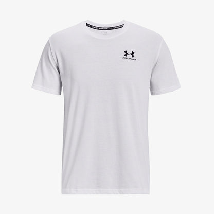 Under Armour Logo Emb Heavyweight Ss Erkek Beyaz T-shirt