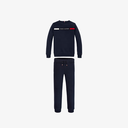 Tommy Jeans Logo Çocuk Lacivert Eşofman Takımı