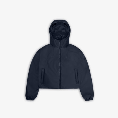 Rains Lohja Short Insulated W3t1 Kadın Lacivert Yağmurluk