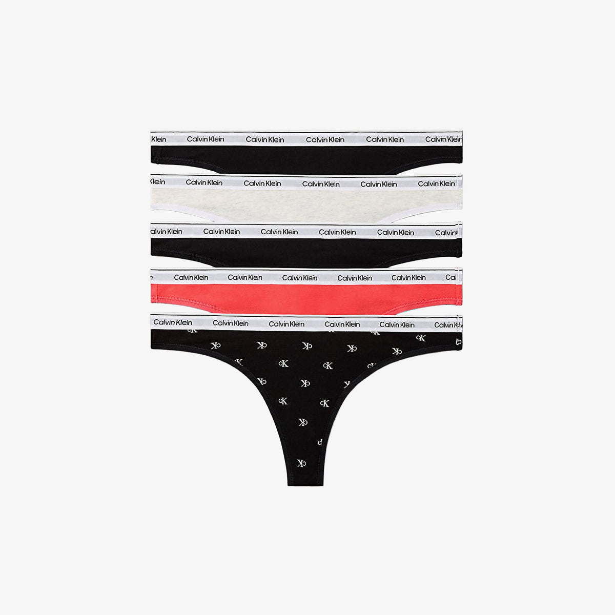 Calvin Klein Thong 5'li Kadın Pembe Külot